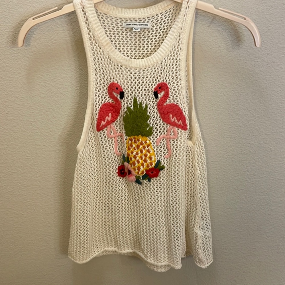 Pink Flamingo Tank 🦩 - Picture 2 of 5